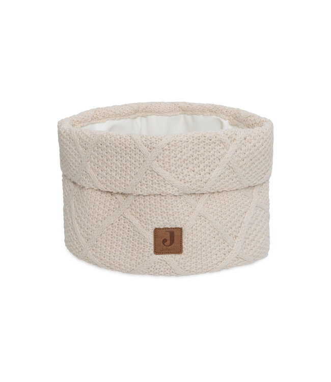 Jollein Jollein - Commodemandje Check Knit Oatmeal