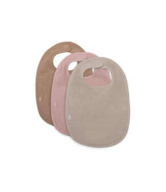 Jollein Jollein - Slab Badstof Wild Rose/Nougat/Biscuit  (3pack)