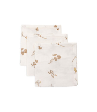 Jollein Jollein - Hydrofiel Monddoekje 31x31cm Riverside (3pack)