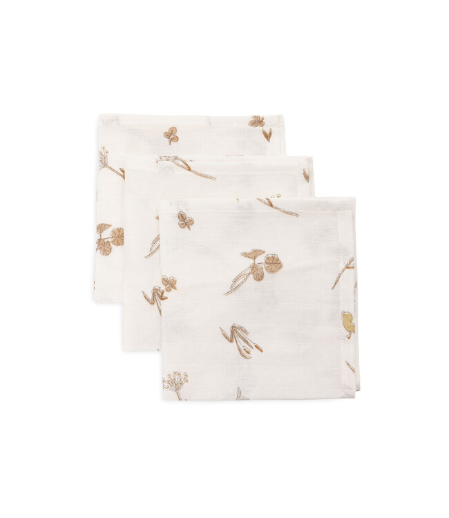 Jollein Jollein - Hydrofiel Monddoekje 31x31cm Riverside (3pack)