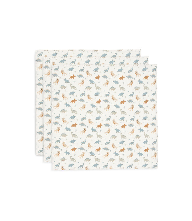 Jollein Jollein - Hydrofiele Doek Small 70x70cm Roarsome (3pack)