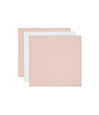 Jollein Jollein - Hydrofiele Doek Small 70x70cm Twinkling Wild Rose (3pack)