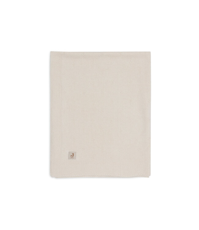 Jollein Jollein - Deken Wieg 75x100cm Cosy Knit Ivory