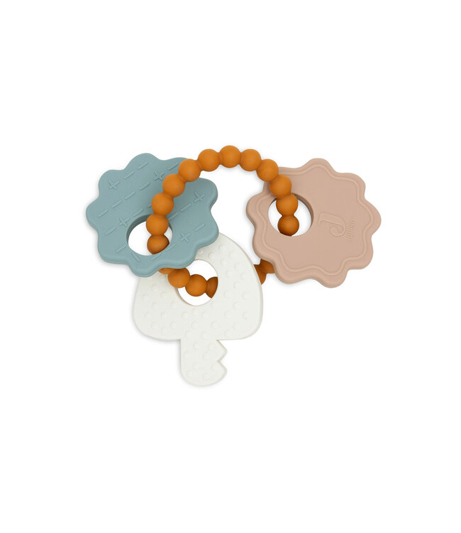 Jollein Jollein - Siliconen Bijtring Sleutelbos Lovely Birds