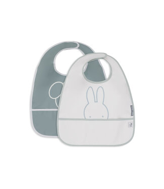 Jollein Jollein - Slab Waterproof Miffy Peekaboo Sea Green (2pack)