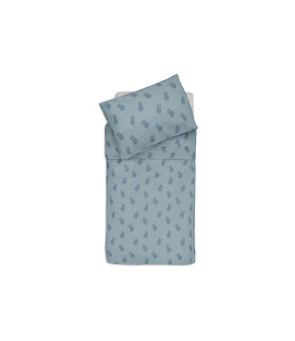 Jollein Jollein - Dekbedovertrek met sloop 100x140cm Miffy Shadow Sea Green