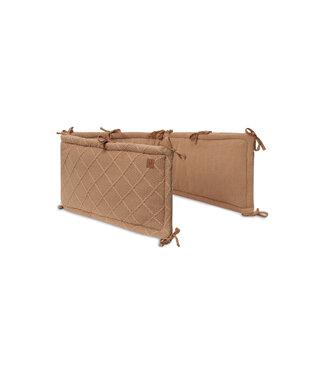 Jollein Jollein - Boxbumper 180x30cm Check Knit Biscuit