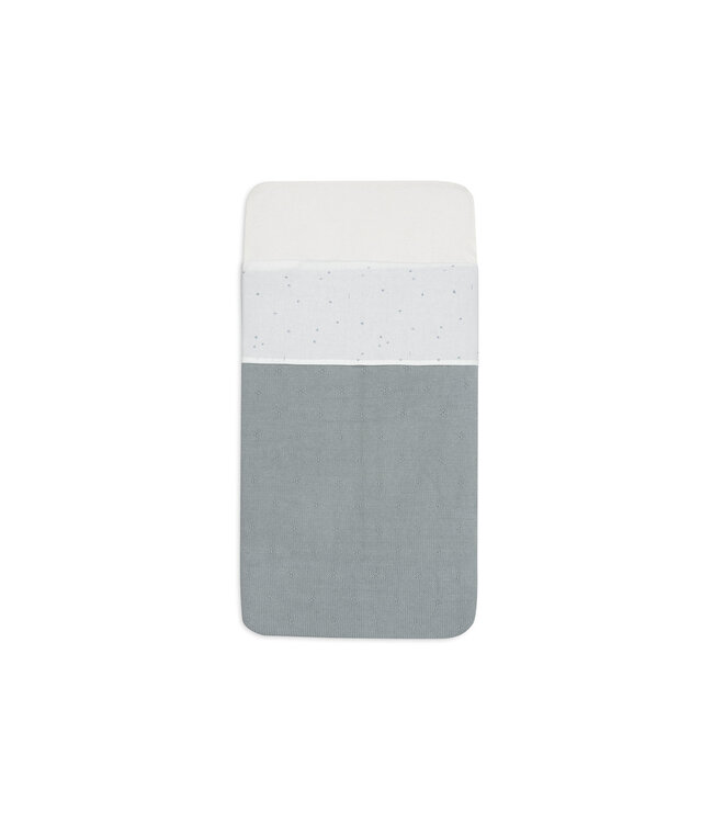 Jollein Jollein - Laken Wieg 75x100cm Twinkling Sea Green