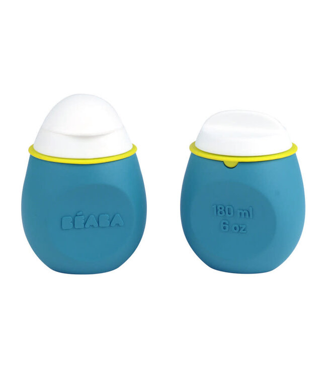 Beaba Beaba - Set van BabySqueez 2-in-1 en Squeez Portie - Blauw