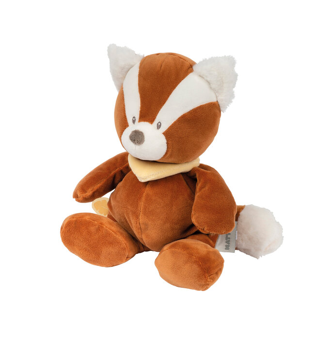 Nattou Nattou - BORIS & JUNGO Knuffel Boris rode panda 30cm