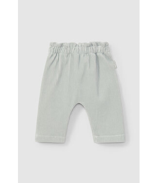 Laranjinha Laranjihna - Broek velours Mint Blue