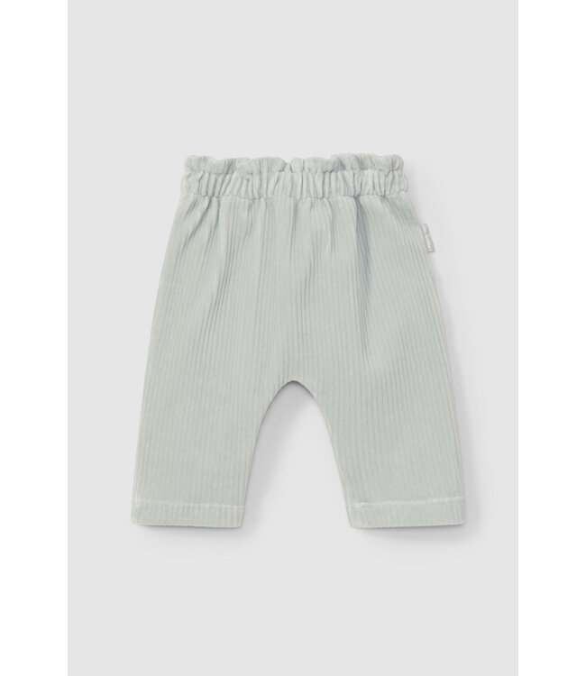 Laranjinha Laranjihna - Broek velours Mint Blue