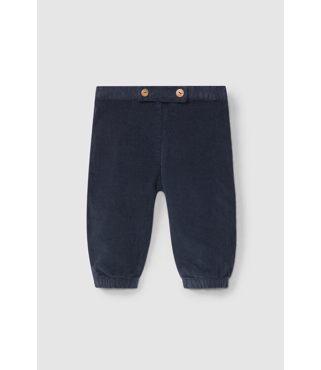 Laranjinha Laranjihna - Broek velours Indigo