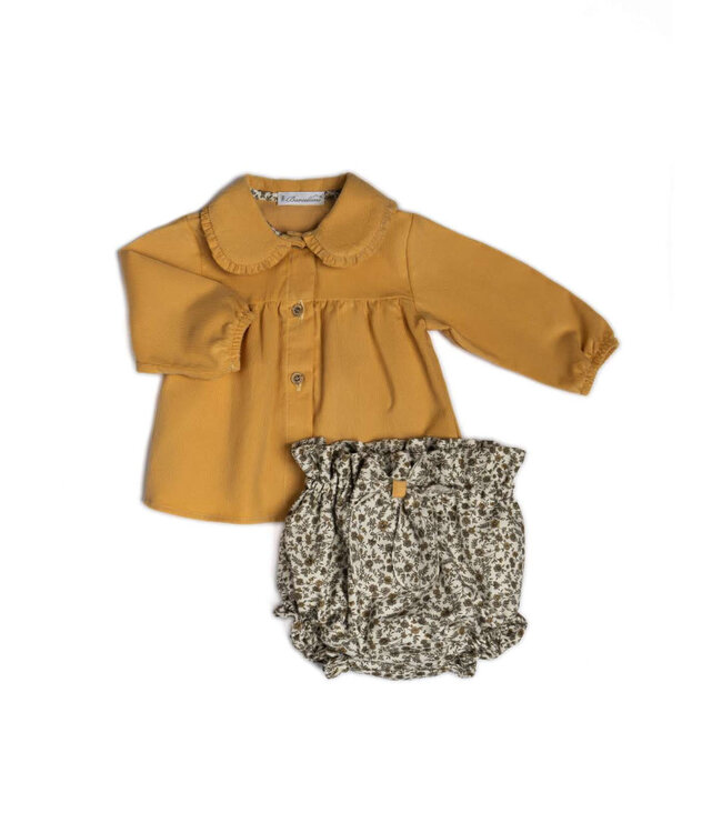 Barcellino - Blouse met Bloomer - Oker