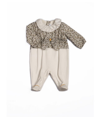 Barcellino Barcellino - Babypakje Velours - Bloemen