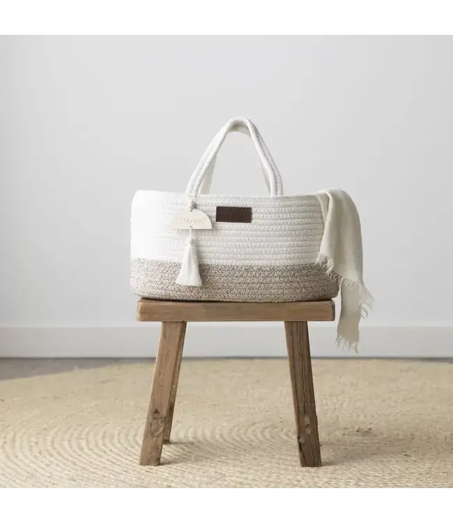 Yunioo Yunioo -  Diaper Caddy - White / Beige