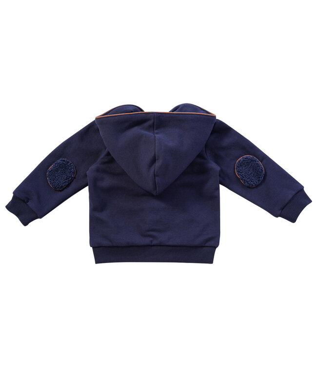 Natini Natini - Hoodie Thomas - Blue/Cognac