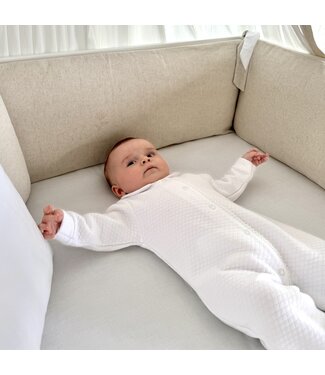 Living Nature Living Nature - Parkomranding  linnen beige 75x90x75 cm