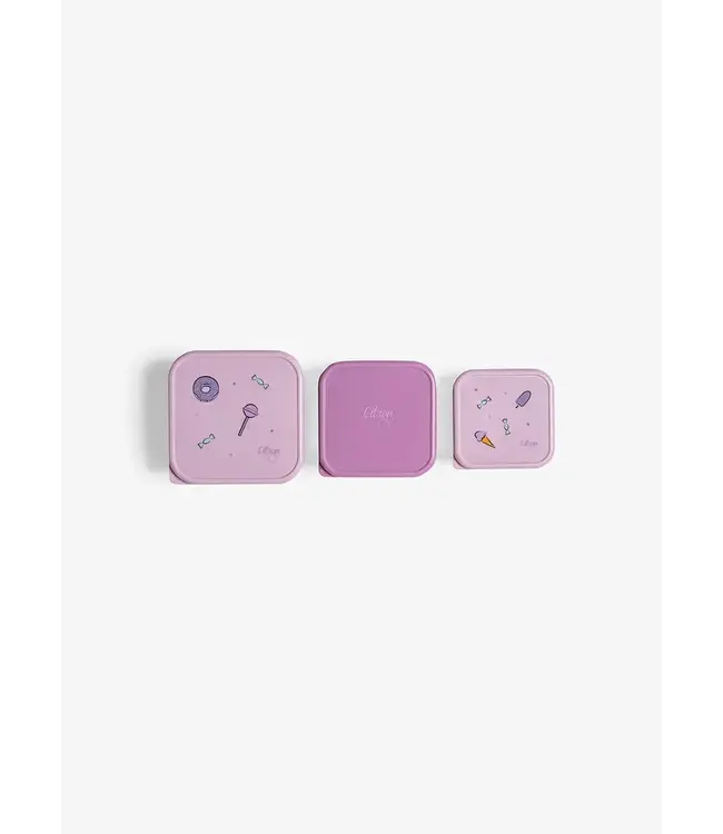 Citron Citron - Stainless Steel Stackable Lunchbox - Stormy Unicorn