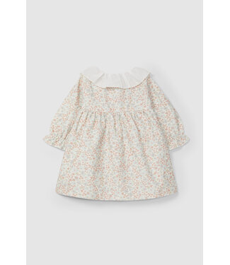 Laranjinha Laranjihna - Jurk velours - bloemen