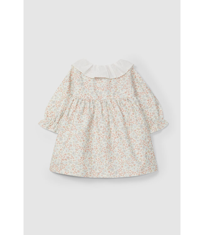 Laranjinha Laranjihna - Jurk velours - bloemen