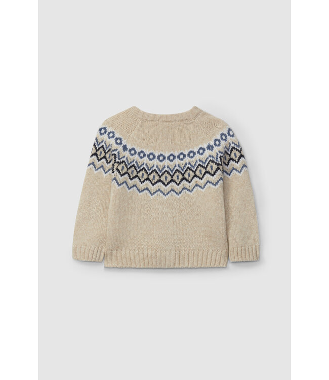 Laranjinha Laranjihna - Gilet Jacquard Tricot