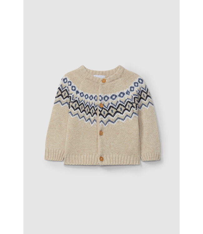 Laranjinha Laranjihna - Gilet Jacquard Tricot