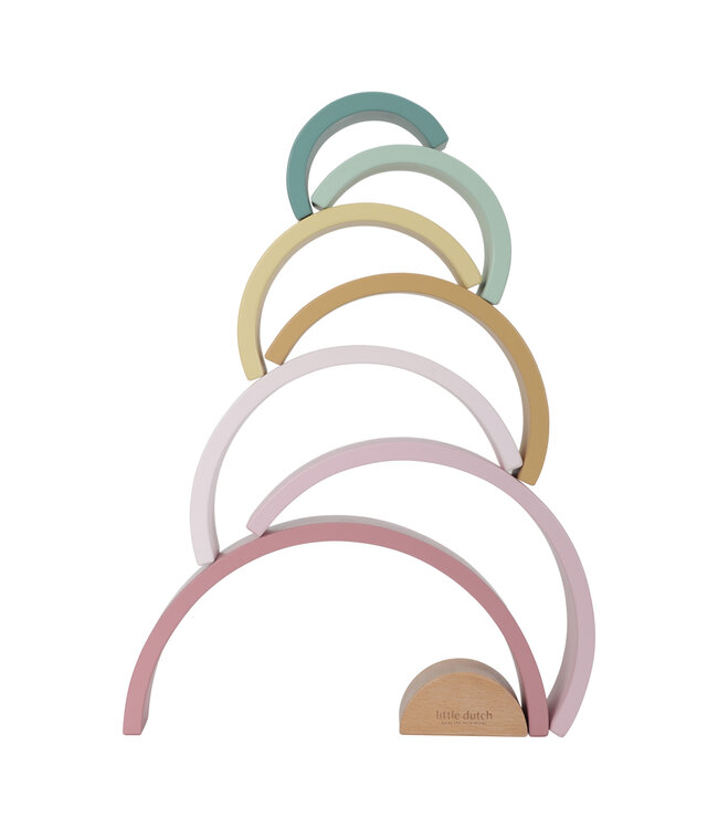 Little Dutch Toys Little Dutch Toys - Regenboogstapelaar - Fairy Garden FSC
