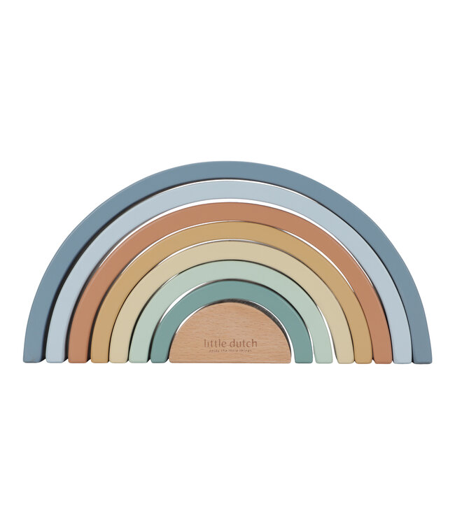 Little Dutch Toys Little Dutch Toys - Regenboogstapelaar - Forest Friends FSC