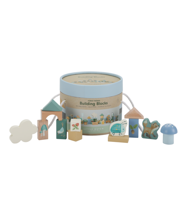 Little Dutch Toys Little Dutch Toys - Bouwblokken - Forest Friends FSC