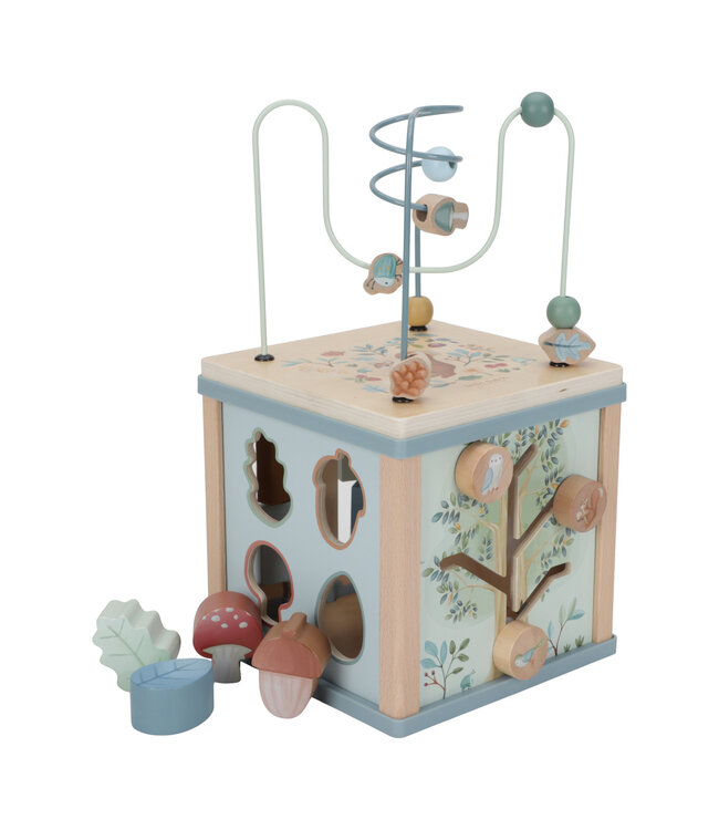 Little Dutch Toys Little Dutch Toys - Houten Activiteitenkubus - Forest Friends FSC
