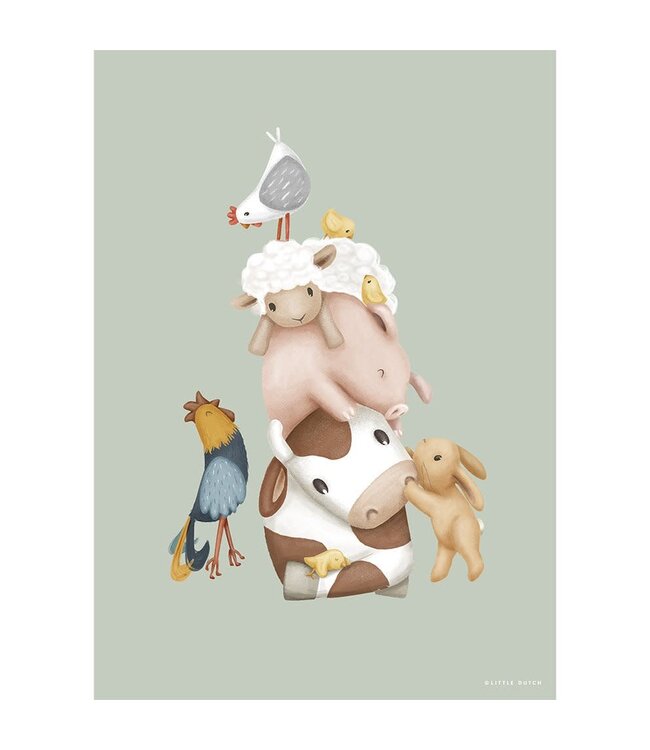 Little Dutch Little Dutch - Poster A3 - Little Farm