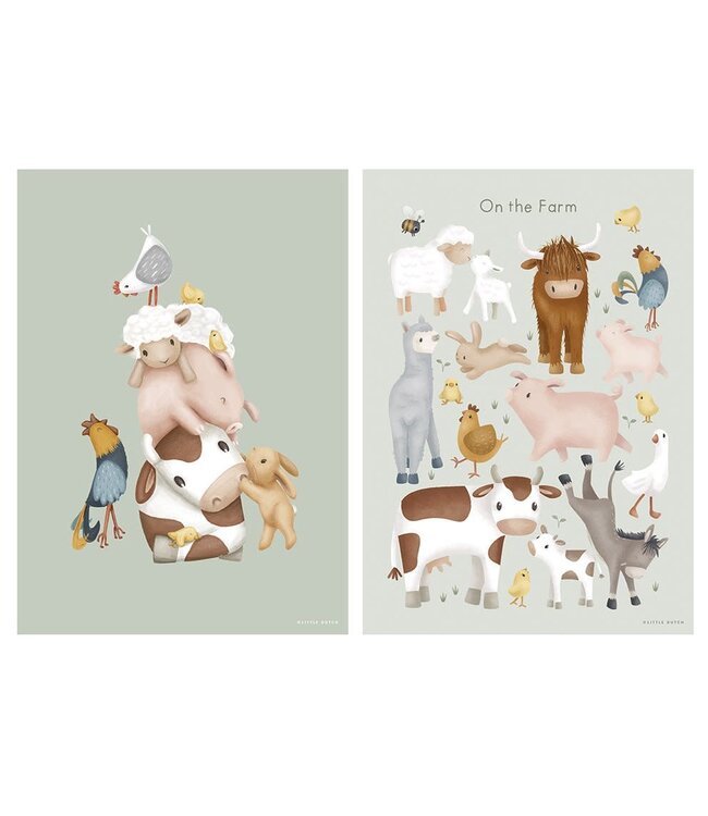 Little Dutch Little Dutch - Poster A3 - Little Farm