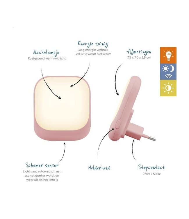 Zazu ZAZU - Socket Light - Pink