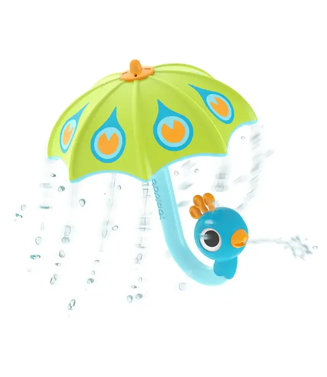 Yookidoo Yookidoo - Fill 'N' Rain Peacock Umbrella+ Green