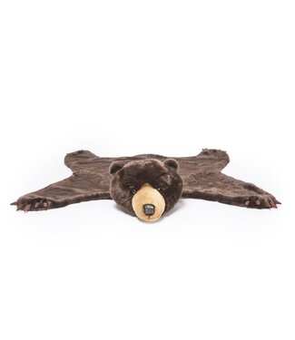 Wild & Soft Wild & Soft - Tapijt donker bruine beer Henry