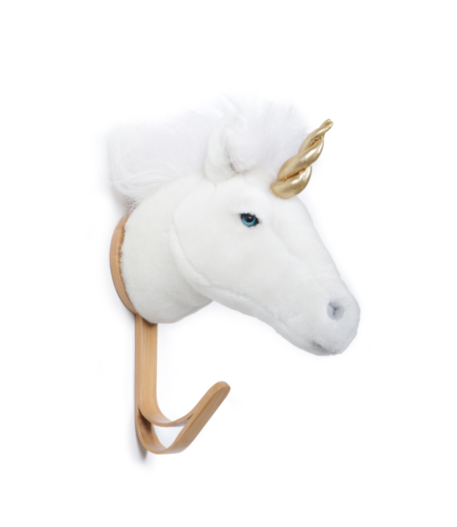 Wild & Soft Wild & Soft - Kapstok witte eenhoorn m/doos