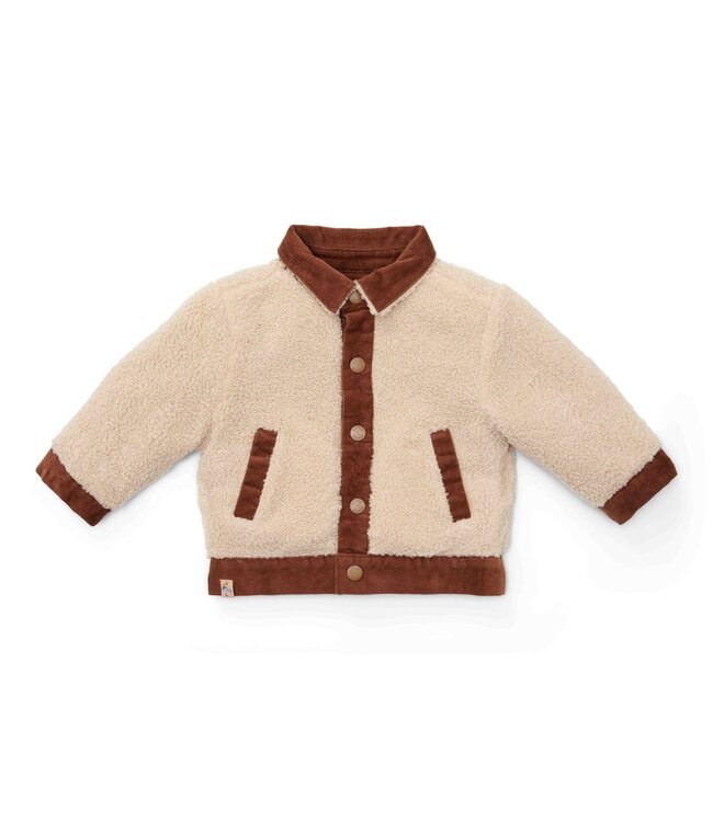 Little Dutch Little Dutch - Reversible Jacket - Brown/Sand
