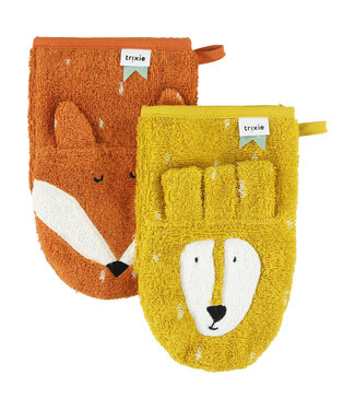 Trixie Trixie - Washandje 2-pack | Mr. Lion - Mr. Fox