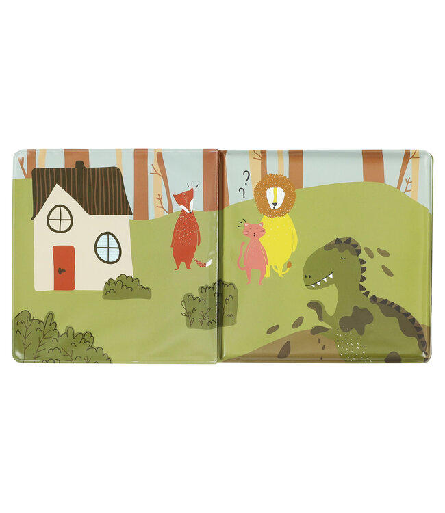 Trixie Trixie - Colour changing bath book - Muddy Mr. Dino