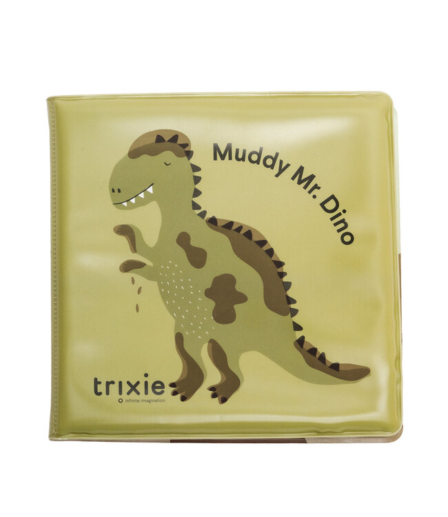 Trixie Trixie - Colour changing bath book - Muddy Mr. Dino