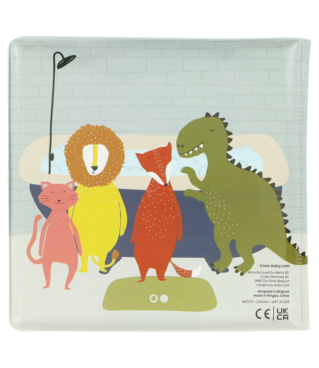 Trixie Trixie - Colour changing bath book - Muddy Mr. Dino