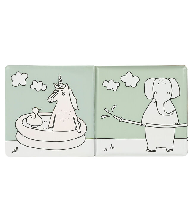 Trixie Trixie - Colouring bath book - Mrs. Cat and friends