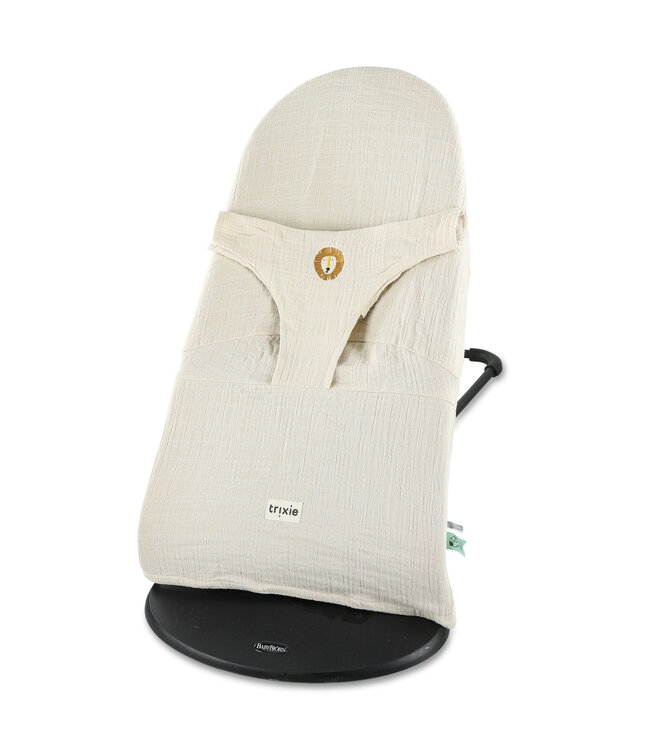 Trixie Trixie - Beschermhoes wipstoeltje | BabybjÃ¶rn - Bliss Beige - Mr.Lion