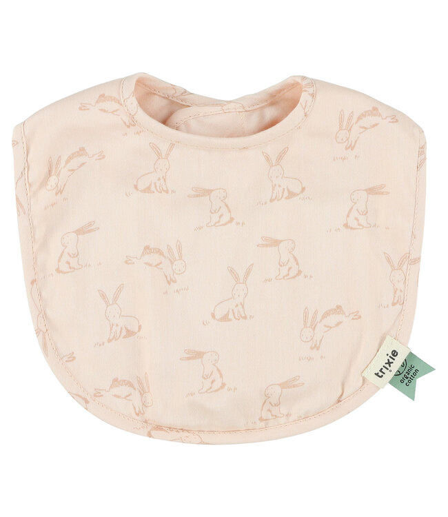 Trixie Trixie - Newborn bib 2-pack mix | Small - Rosy Rabbit