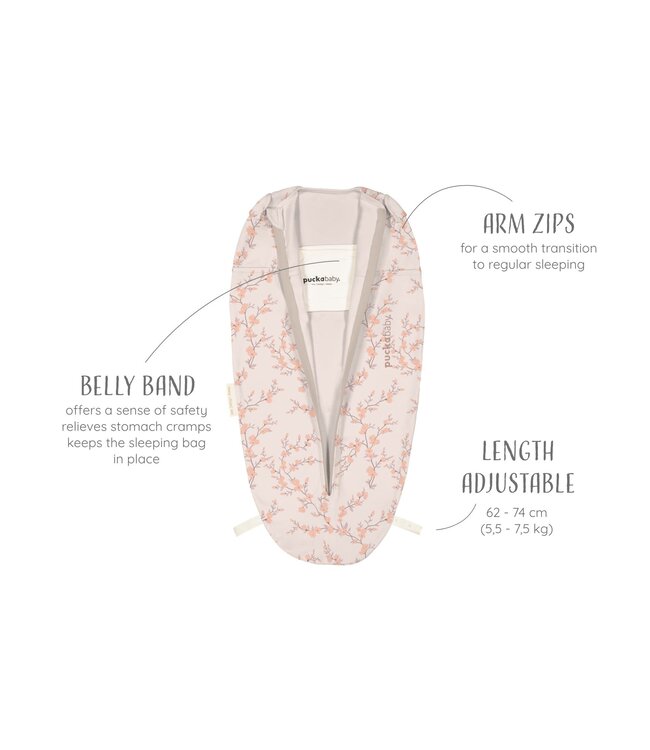 Puckababy Puckababy - The Original - Mini 3/6 M - Cotton - Blossom