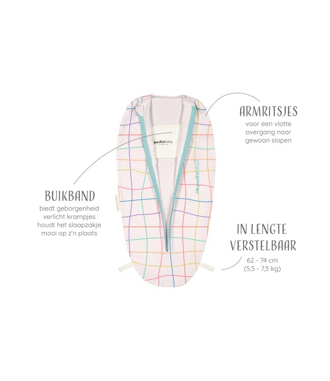 Puckababy Puckababy - The Original - Mini 3/6 M -  Funky Lines - Cotton