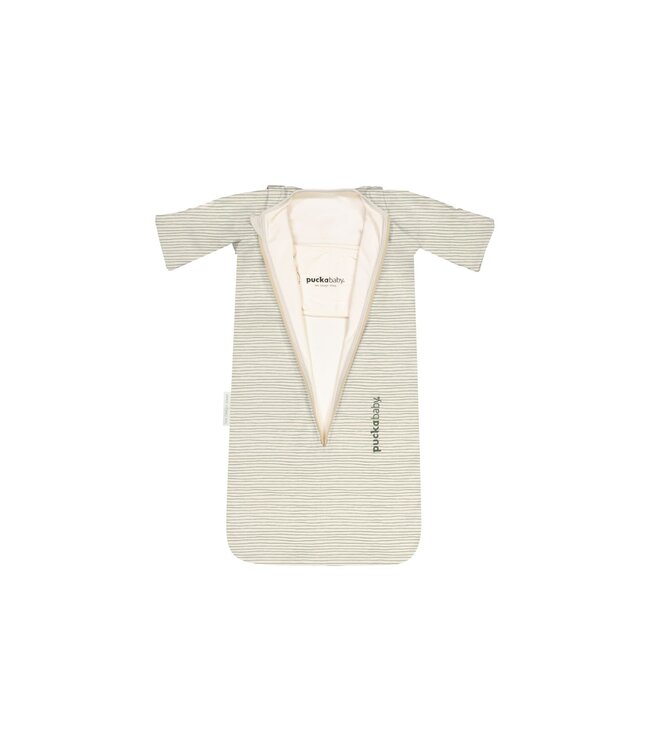 Puckababy Puckababy - The Bag Newborn  < 6 M | 70 CM - Cotton - Green Stripes