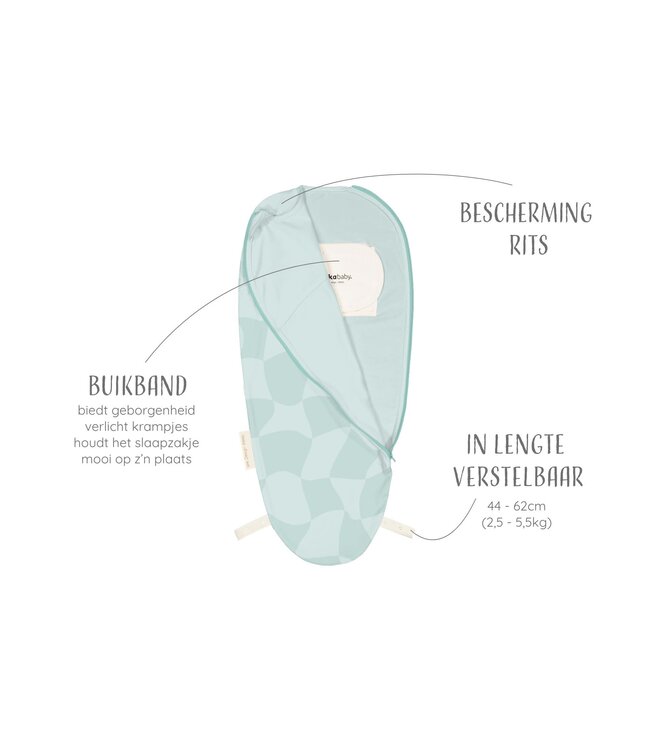 Puckababy Puckababy - The Original - Piep - 0/3 M - Cute Cubes - Cotton