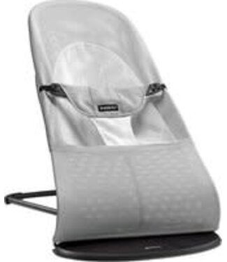 Babybjorn BabyBjörn - Wipstoeltje Balance Soft  - Mesh Zilver Wit